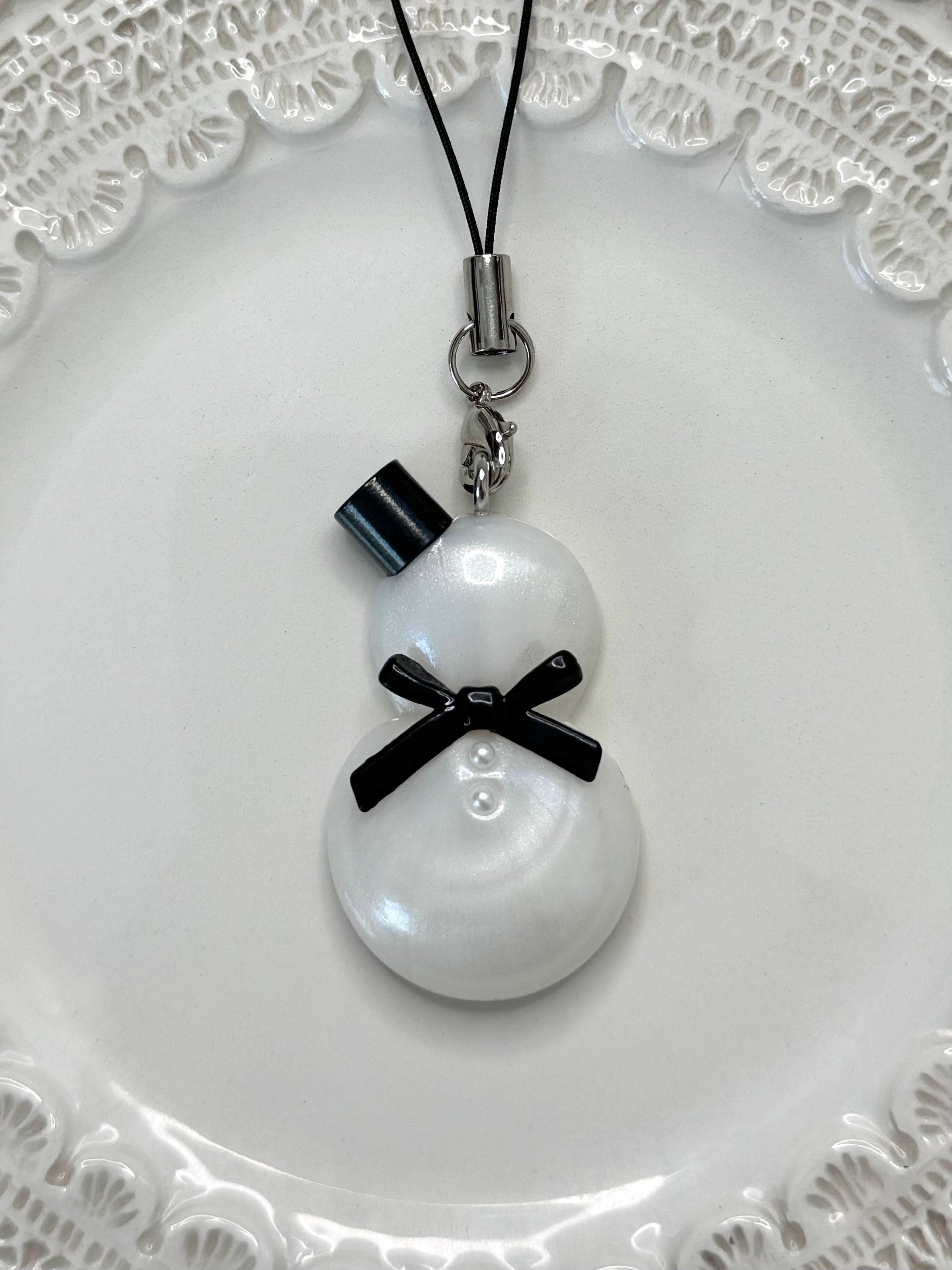 【限定受注販売】 スノーマン バッグチャーム/ストラップ/マグネット