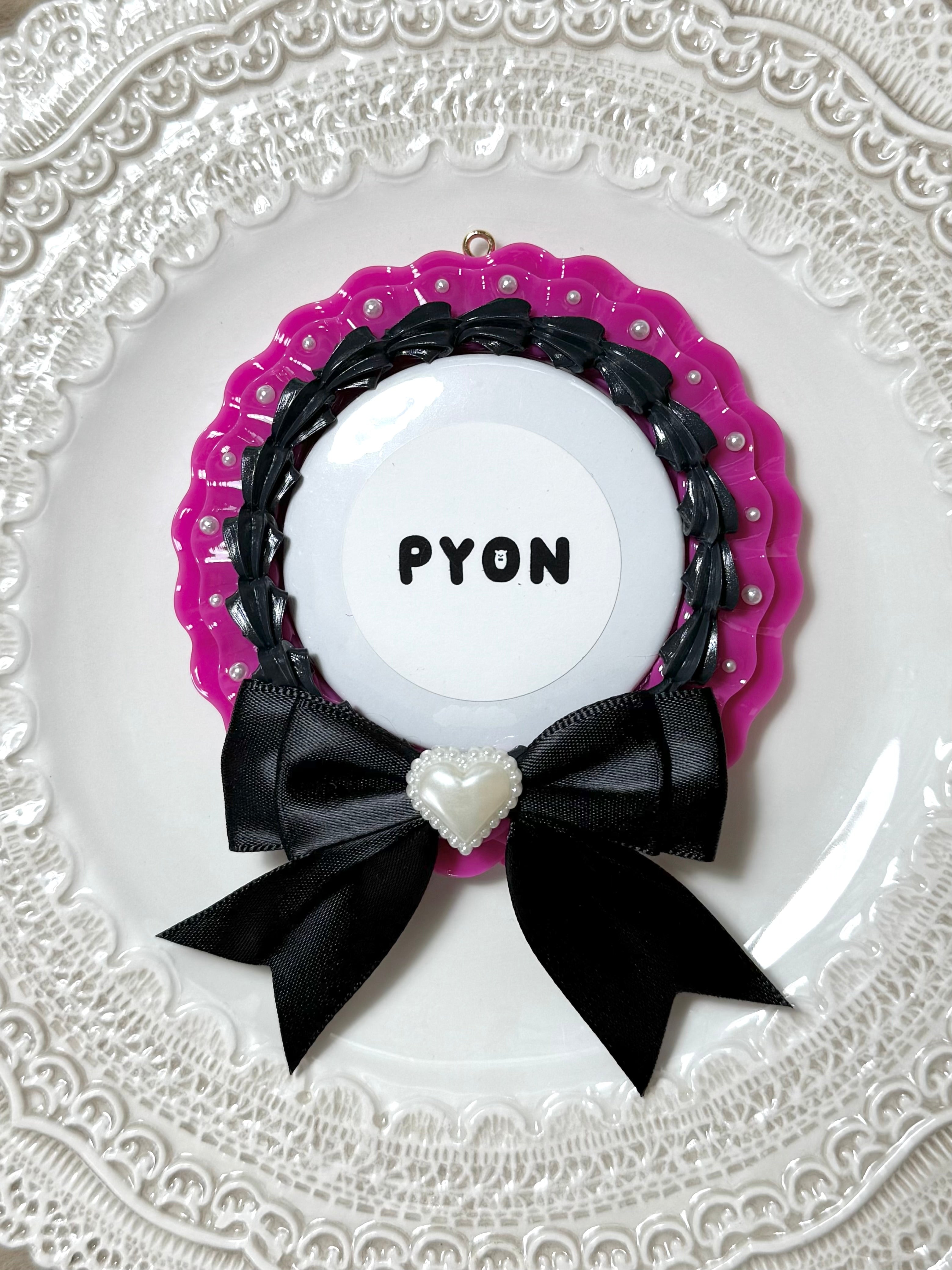 限定受注販売】フリルホイップ缶バッジロゼット