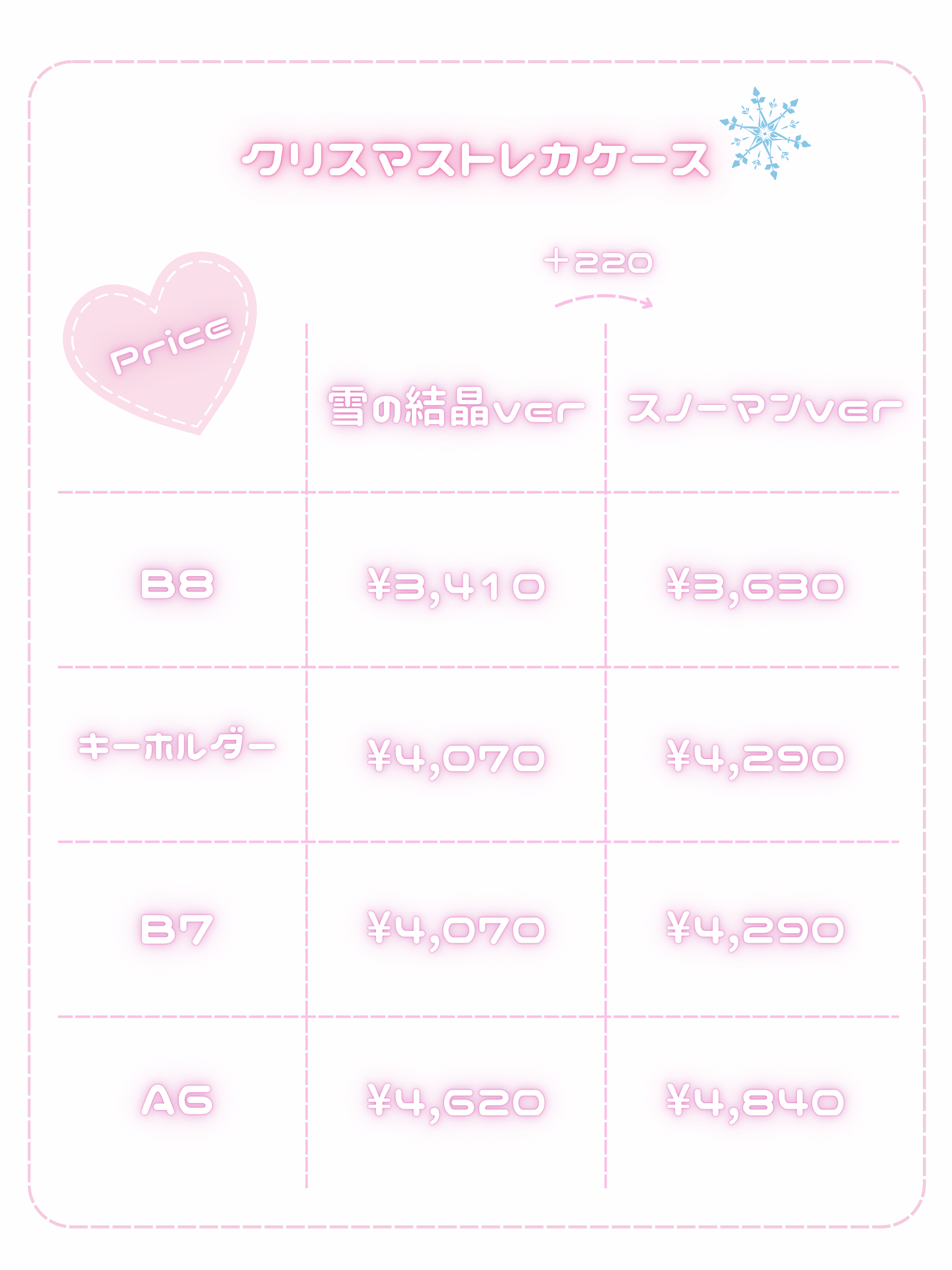 限定受注販売】 クリスマストレカケース